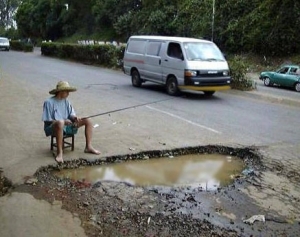 potholes